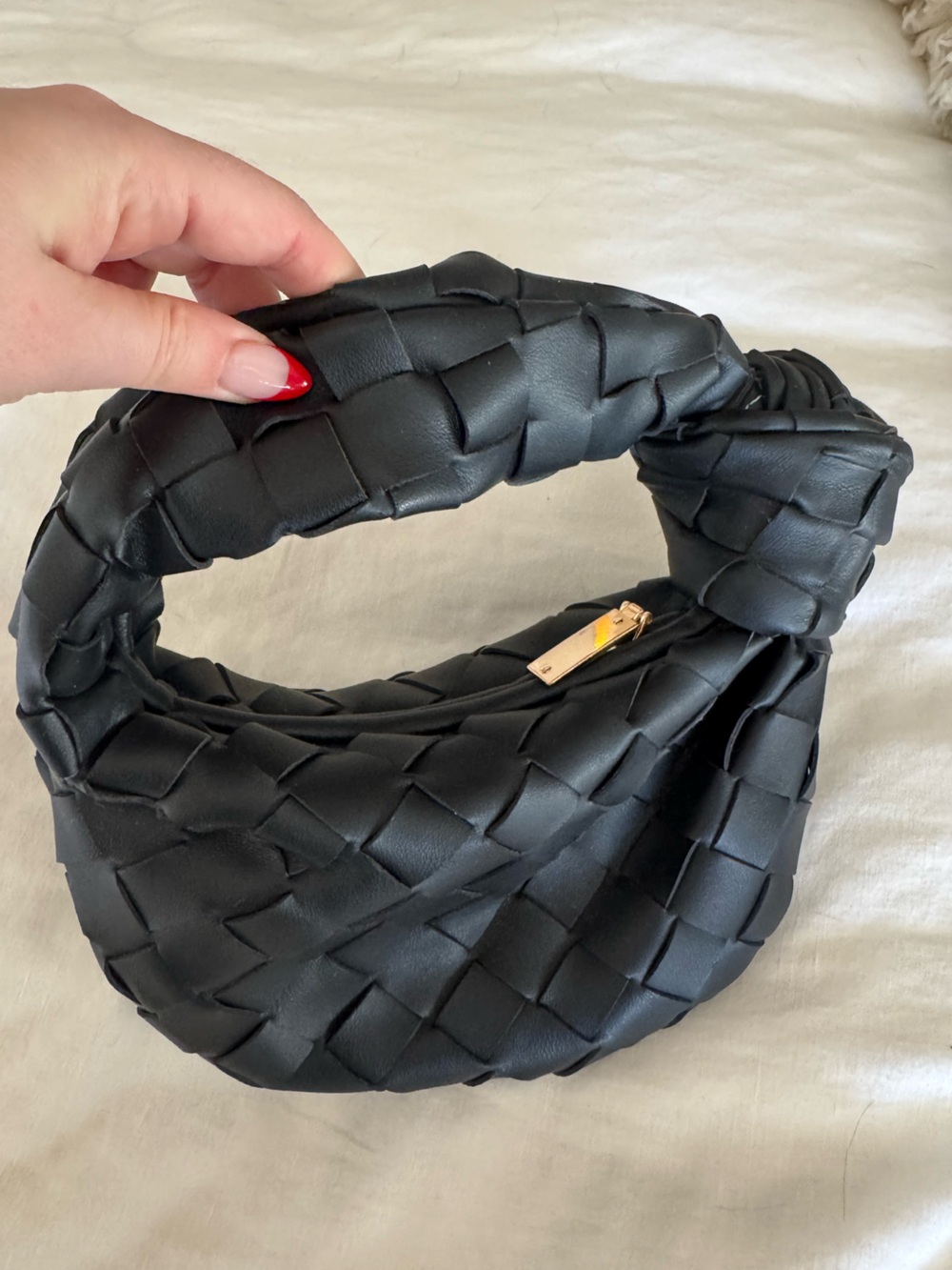 Woven Black Bag
